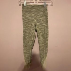 Gray Lululemon Mesh Leggings Size 2